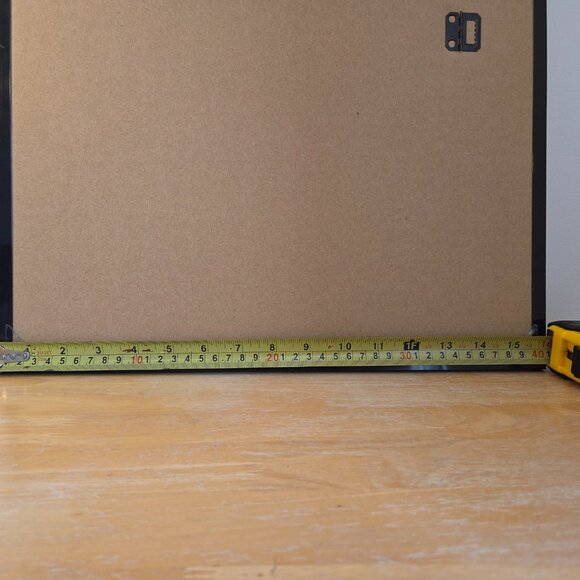 Framed Winter Cityscape Painting Print - Picture 3 of 3